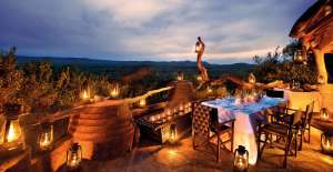Gourmet Südafrika Madikwe Safari Lodge romantisches Abendessen