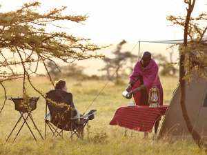 Kenia Rundreise Safari Flycamp Luxus Zelt